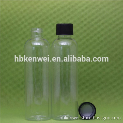 wholesale 120ml pet plastic e liquid bottle with round shape childproof cap